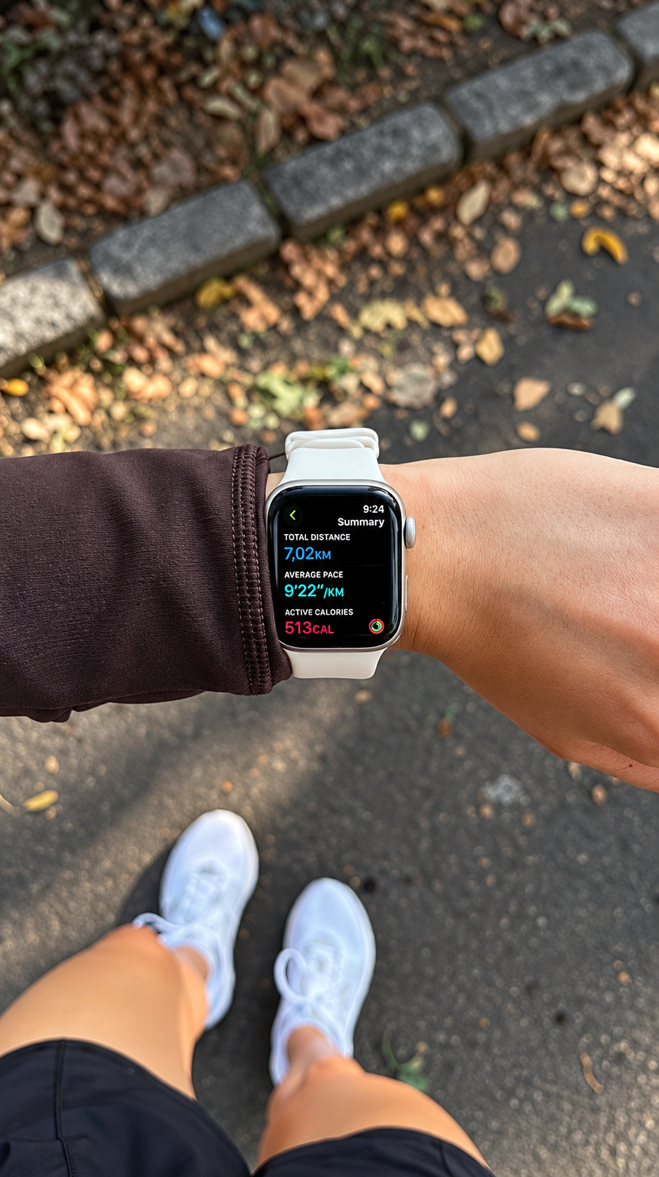 Modelo usando o smartwatch D20